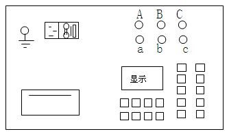 變壓器全自動變比組別測試儀廠家面板圖